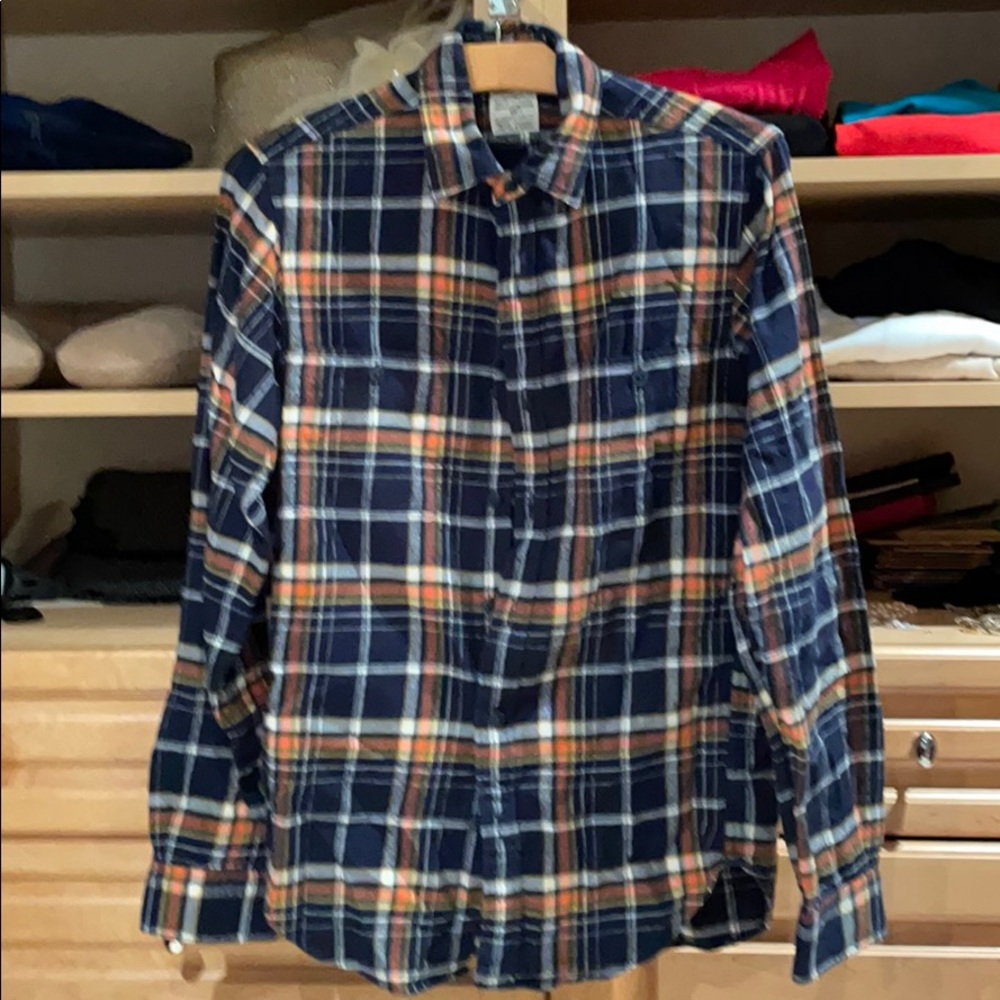 J Crew flannel shirt